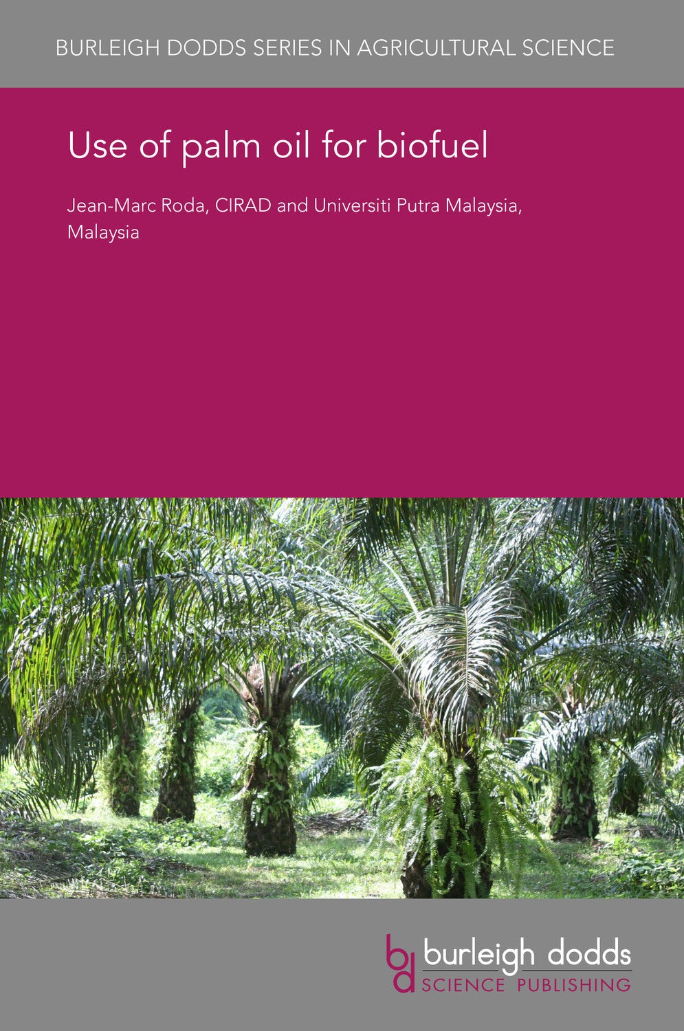 Book cover image for Use of palm oil for biofuel ISBN: 9781838794705